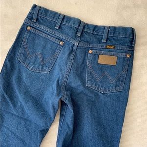 VTG Wrangler high rise straight leg mom jeans